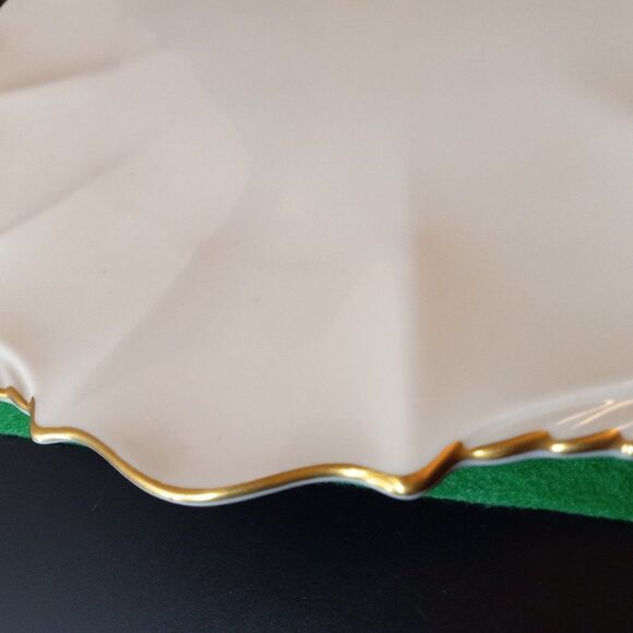 Lenox 24K Gold Gilded Edge Cake Plate cottage core kitsch - Picture 3 of 6